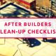 After Builders Clean Up Checklist