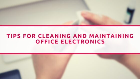 Cleaning Office Electronics